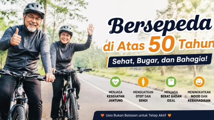 Tips Aman Bersepeda di Atas 50 Tahun