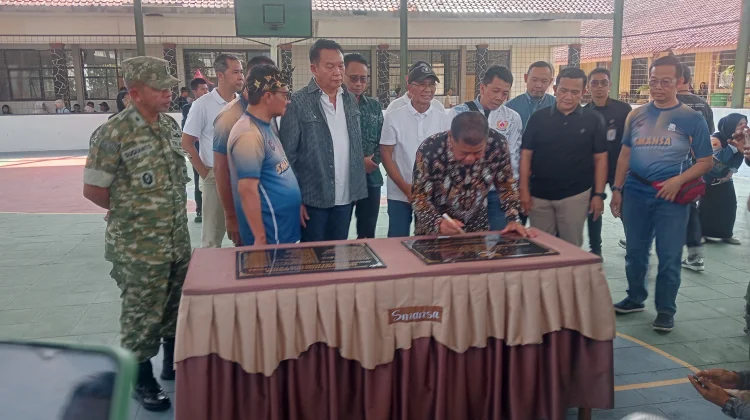 GOR SMAN 1 Majalengka Diresmikan, Eman Bidik Lahirnya Atlet Berprestasi