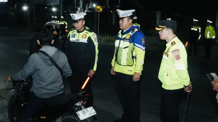 Polres Cirebon Kota Tegaskan Razia Knalpot Brong, Puluhan Motor Diamankan