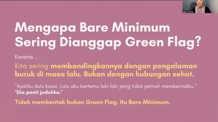 Mengapa Bare Minimum Sering Dianggap Sebagai Green Flag