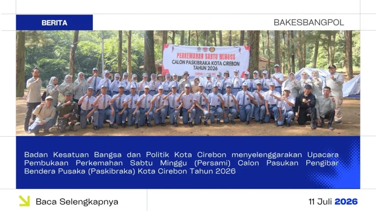 32 Calon Paskibraka Kota Cirebon Masuk Pemusatan Latihan