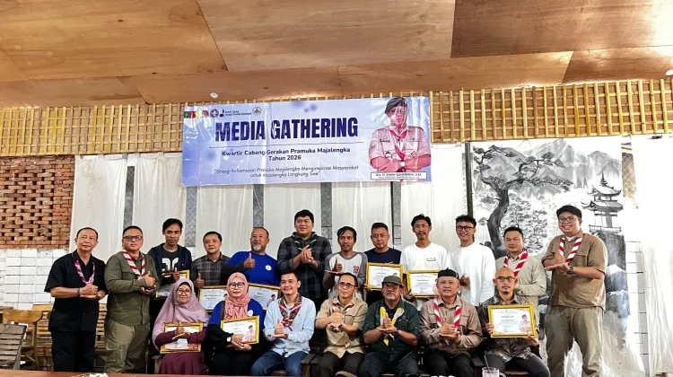 Ditengah Disrupsi Digital, Pramuka Majalengka Bangun Kekuatan Informasi