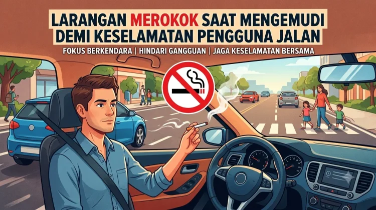 Larangan Merokok saat Mengemudi Demi Keselamatan Pengguna Jalan