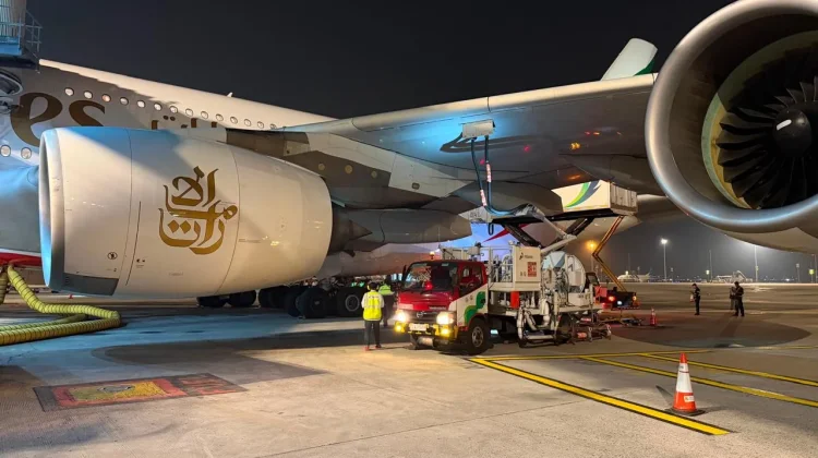 Raksasa Emirates A380 Mendarat di Soetta, Pertamina Siap Layani Avtur