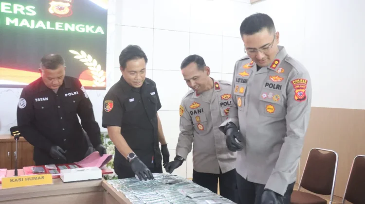 Polres Majalengka Ungkap Empat Kasus Narkoba dalam Sepekan