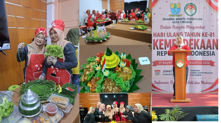 Lomba Tumpeng DWP Kota Cirebon, jelang Hari Kemerdekaan