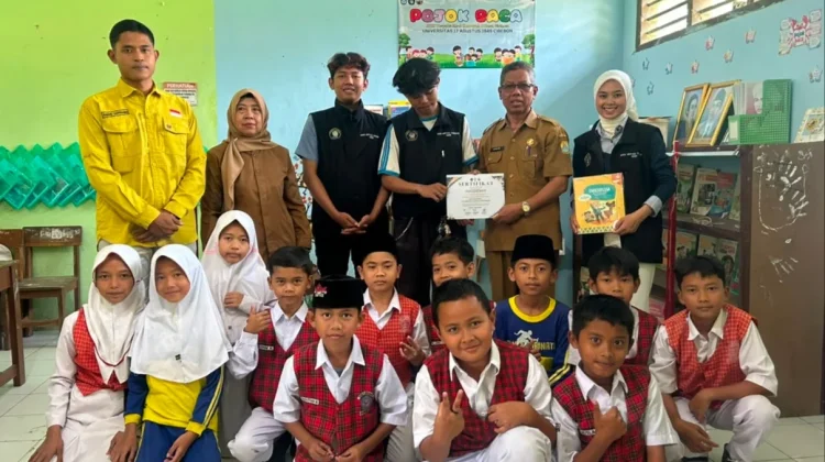 Tingkatkan Literasi, Mahasiswa UNTAG Bangun Pojok Baca
