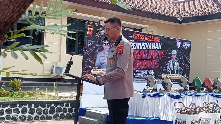 Kapolres Majalengka Tegas soal Knalpot Brong: Disita, Ditilang & Motor Ditahan
