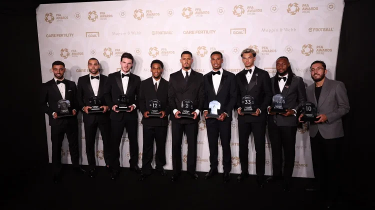 Arsenal Dominasi PFA Team of the Year 2025/2026