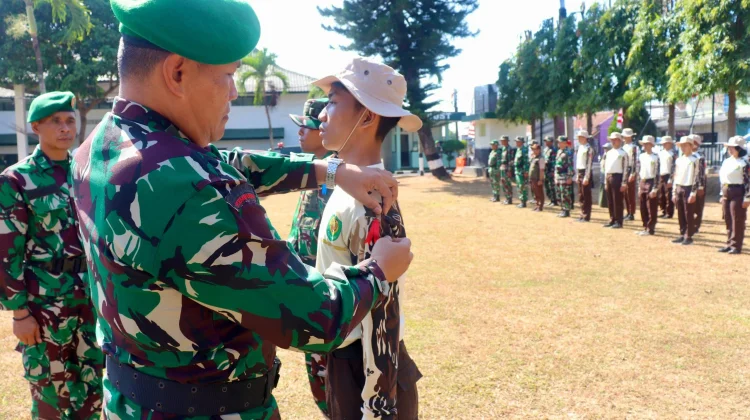 Kodim Kuningan Bentuk Karakter dan Kepemimpinan 52 Kadet Muda