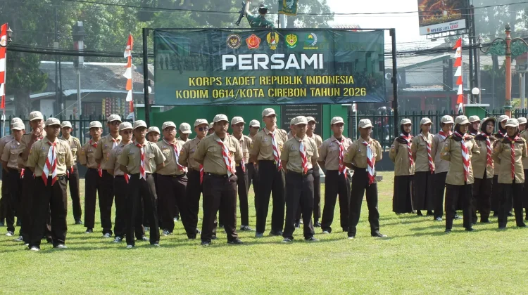 Kodim 0614/Kota Cirebon Gelar Persami KKRI Bentuk Karakter Pemuda