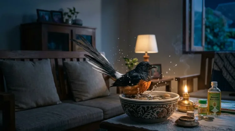 Terapi Mandi Malam pada Burung Berkicau, Apakah Burung Akan Tambah Gacor?