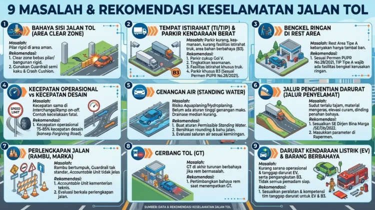 Menguji Standar Keselamatan Jalan Tol: Sembilan Catatan Kritis KNKT