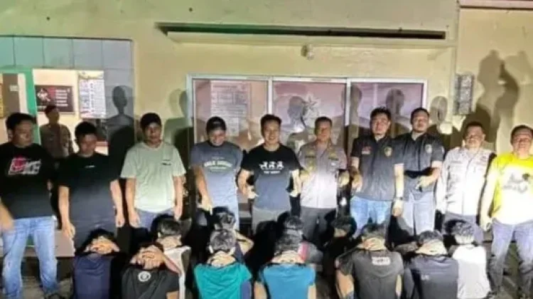 Tim URC Polres Indramayu dan Polsek Balongan Amankan 12 Remaja