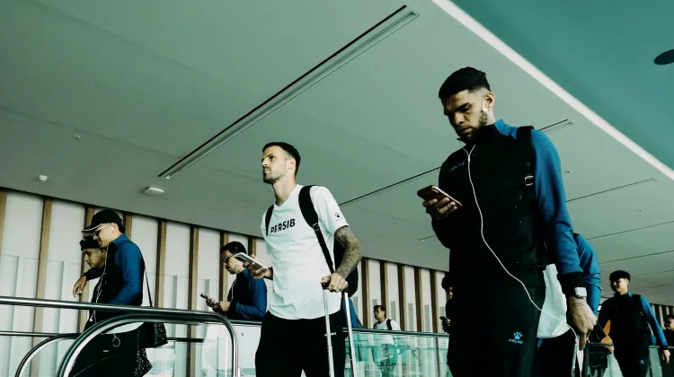 Skuad Persib Bandung Tiba di Seoul Korea Selatan