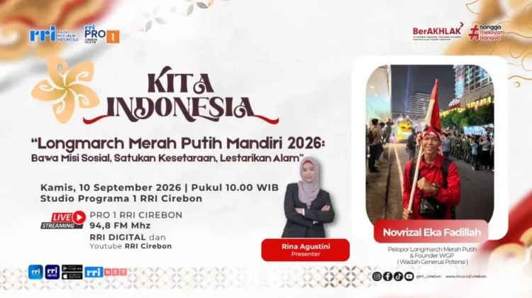Perjalanan Long March Merah Putih Diisi Aksi Sosial dan Lingkungan