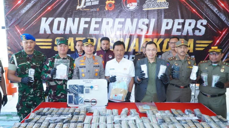 Polres Cirebon Kota Ungkap 23 Kasus Narkoba Selama Agustus 2026