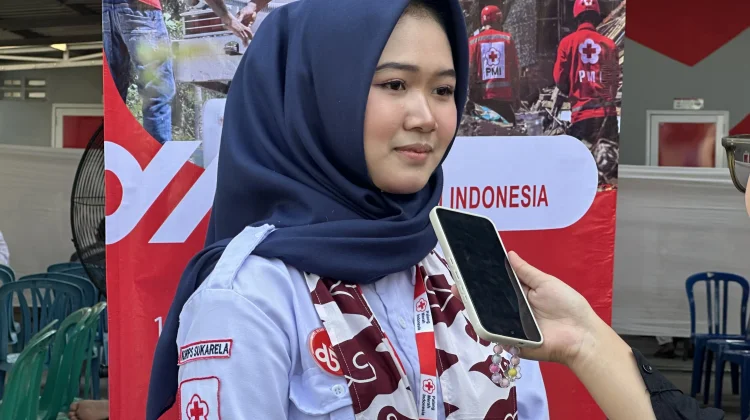 Puluhan Relawan Disiapkan sejak Pagi untuk Gebyar Donor Darah PMI Cirebon