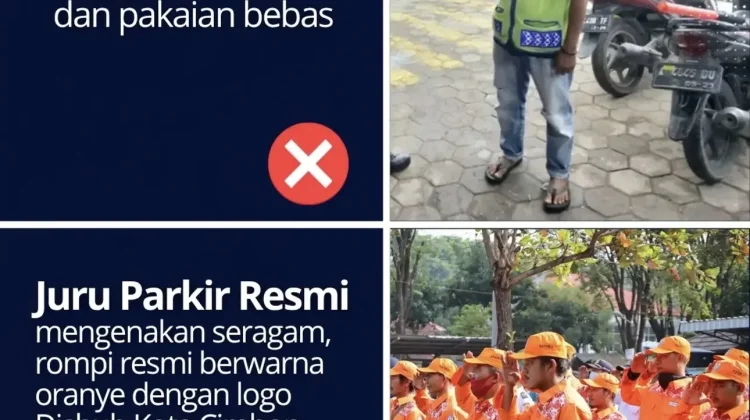 Dishub Kota Cirebon Bagikan Cara Bedakan Parkir Resmi dan Liar