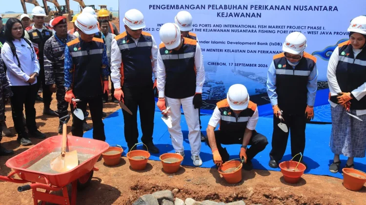 Mentri Kelautan Resmikan Groundbreaking pengembangan PPN Kejawanan Cirebon