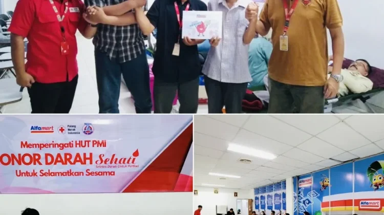 HUT PMI ke-81, Alfamart Gelar Donor Darah di 28 Lokasi
