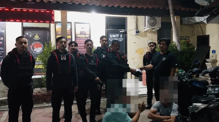 Tim Maung Presisi 851 Polres Cirebon Kota Amankan 2 Pria Diduga Terkait Narkoba