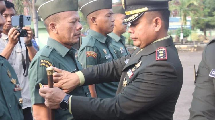 35 Prajurit Kodim 0616/Indramayu Naik Pangkat
