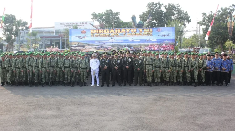 Kodim 0616/ Indramayu di HUT TNI ke - 88 Bangun Profesionalisme Pengabdian