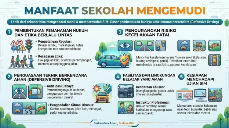 Wajibkan Sekolah Mengemudi demi Budaya Keselamatan di Jalan Raya