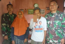 Satgas TMMD ke-127 Kodim 0617/Majalengka Kunjungi Penderita Gondok