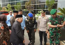 Kapolres Cirebon Kota Sambut Kedatangan Ma’ruf Amin di Grage Hotel