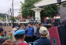 Aliansi Masyarakat Rancahan Sampaikan Aspirasi ke Inspektorat