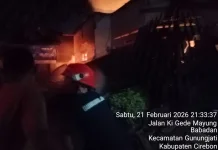 Korsleting Listrik, Rumah Tua 700 Meter di Buyut Cirebon Ludes Terbakar