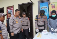 Polresta Cirebon Laksanakan Tes Urine 200 Personel
