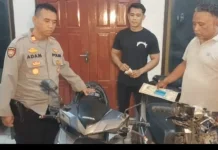 Sejoli di Majalengka Kompak Curi Motor untuk Lebaran