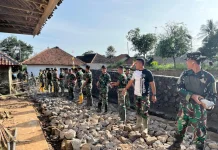 Puasa Tak Surutkan Semangat, Satgas TMMD Majalengka Tuntaskan Irigasi
