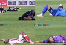 Laga "Panas" di Bulan Ramadan, Pemain Bertumbangan