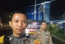 Polisi di Indramayu Berpatroli Strong Point ,Jelang Sahur hingga Subuh