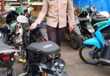 Motor Berpelat Thailand Diamankan Polisi di Kuningan