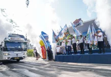 Pertamina Berangkatkan Mitra Ojol Mudik Gratis Bareng MyPertamina