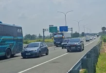 Pantauan Arus Mudik Flyover Tol Kanci Pejagan KM 249, Terpantau Ramai Lancar