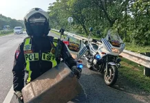 Tim Urai Polres Majalengka Temukan Benda Berbahaya di Tol Cipali