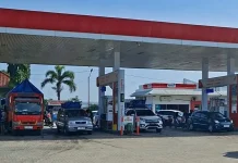 SPBU Exit Tol Kanci–Pejagan Dipadati Pemudik, Antrean Tertib