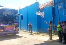 Polres Majalengka Gelar Mudik Gratis, 2 Bus Angkut 120 Pemudik ke Semarang