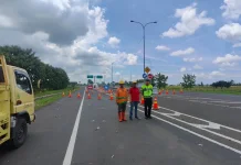 One Way Dihentikan, Polres Majalengka Gerak Cepat Normalkan Arus Tol Cipali