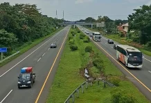 Pantauan Arus Mudik Ruas Talun, Jembatan Penyebrangan KM 202 Tol Palimanan Kanci