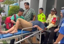Sigap di Rest Area KM 166 Tol Cipali, Polisi Majalengka Tangani Pemudik Terjatuh