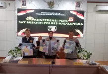 Polisi Tangkap Empat Perampok Minimarket di Majalengka