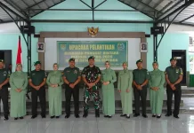 Dandim 0614 Pimpin Apel Kenaikan Pangkat
