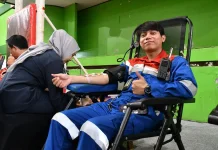 Ratusan Perwira Pertamina Balongan Indramayu Donorkan Darah